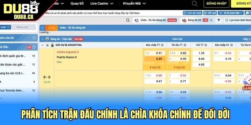 Phân tích trận đấu chính là chìa khóa chính để đổi đời